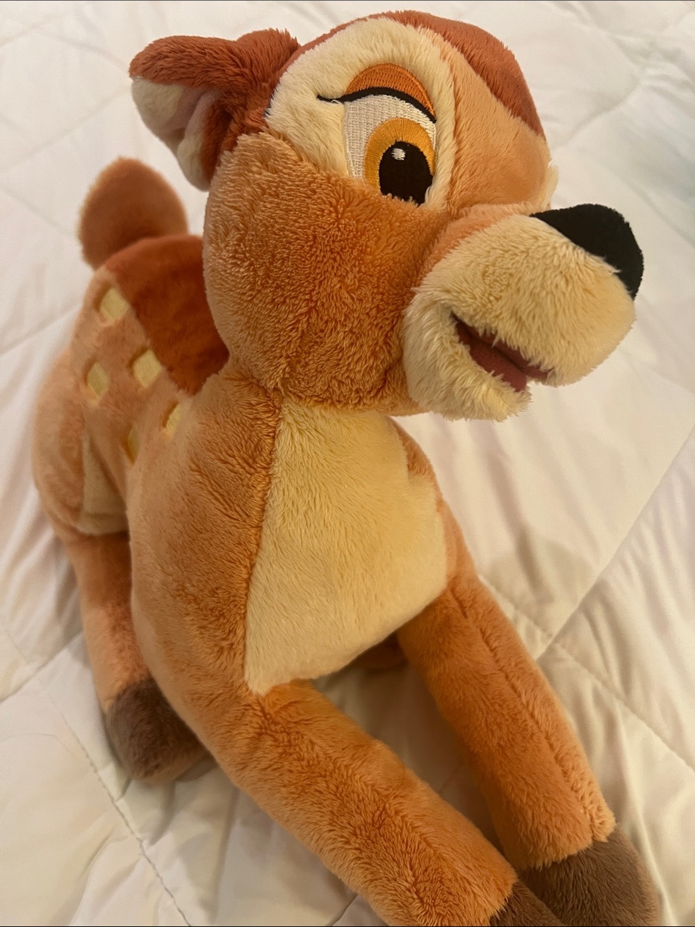 Disney Brown and Cream Bambi Plush Deer